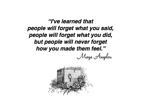 Maya Angelou Quote People Forget 1 Tapestry