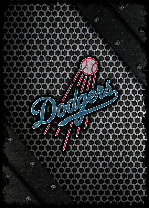 Skull Baseball Los Angeles Dodgers Drawing by Leith Huber - Pixels