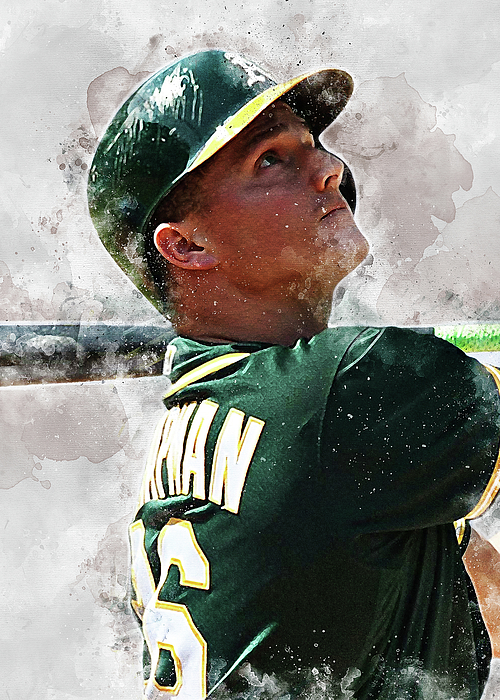 Baseball Mattchapman Matt Chapman Matt Chapman Oakland Athletics  Oaklandathletics Mattjameschapman M Digital Art by Wrenn Huber - Pixels