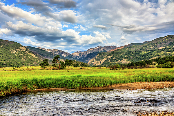 Moraine Park in the Rocky Mountain National Park 1 Tapestry by