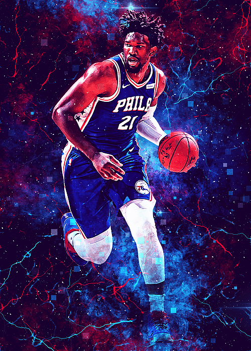 Nebula Player Philadelphia 76Ers Player Joel Embiid Joelembiid Joel ...