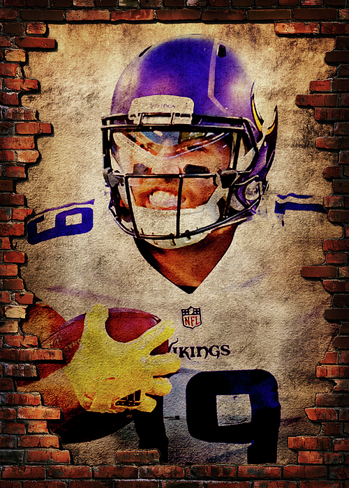 Player Adamthielen Adam Thielen Adam Thielen Minnesota Vikings Player Adam  Thielen Adamjohnthielen A Jigsaw Puzzle by Wrenn Huber - Pixels