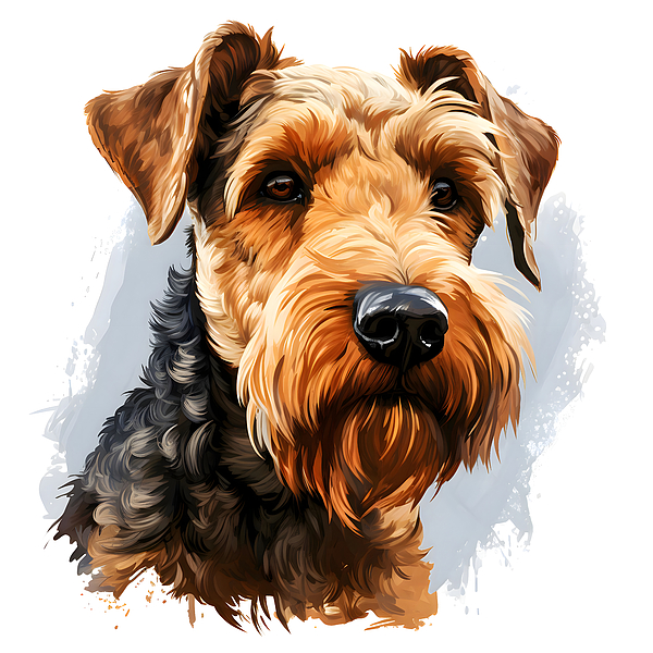 Lozzerly Designs - Portrait Of A Welsh Terrier