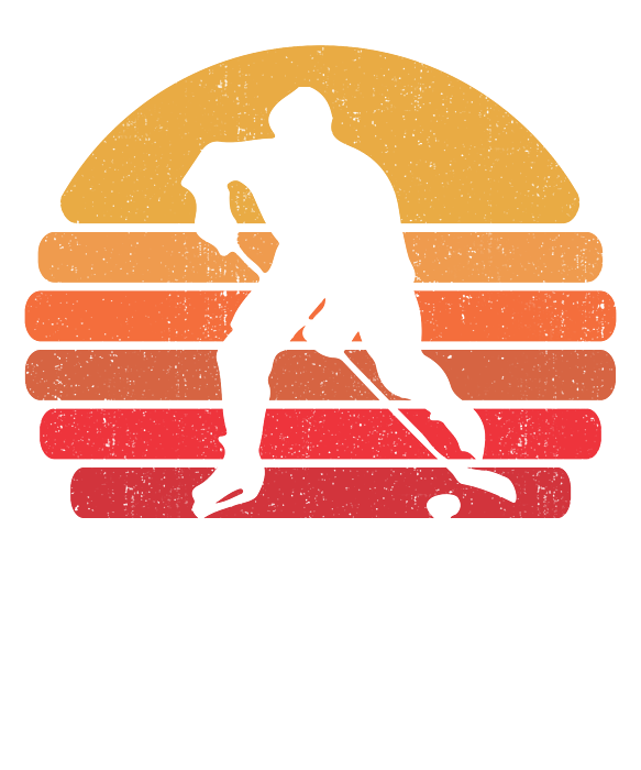 Ice Hockey Shape Sticker