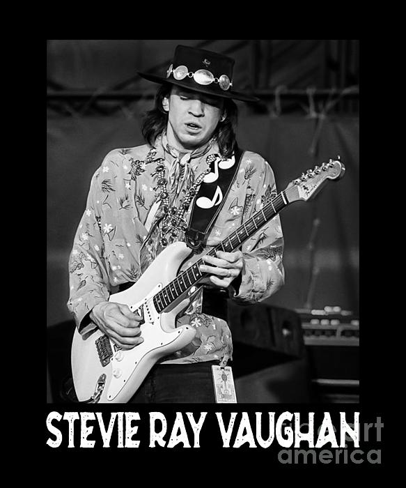 Notorious Artist - Retro Style Stevie Ray Vaughan
