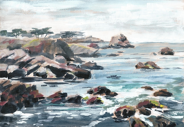 Masha Batkova - Rocky Shore. Monterey