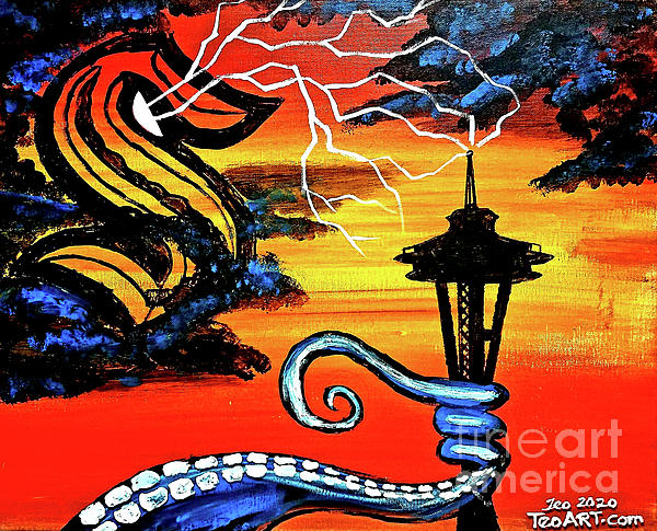 Seattle Kraken Hoodie Seattle Hockey Hoodie Kraken Art With 