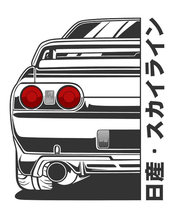 gtr r32 drawing