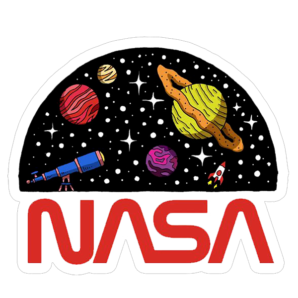 Science Stickers for Sale  Nasa logo, Nasa, Logo sticker