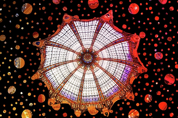 Joe Vella - Stained glass dome, Galeries Lafayette, Paris
