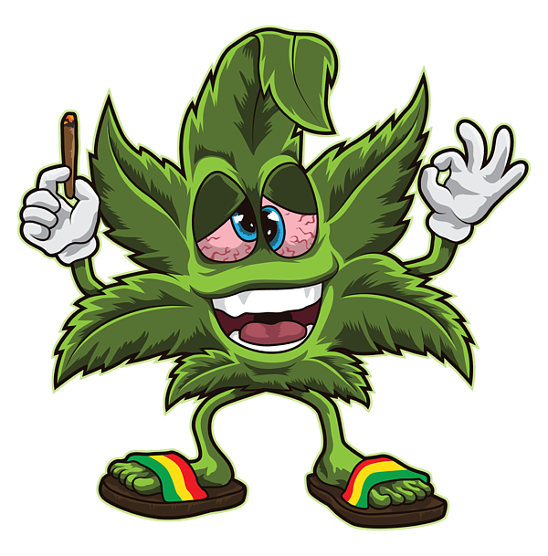 cartoon weed leaf png