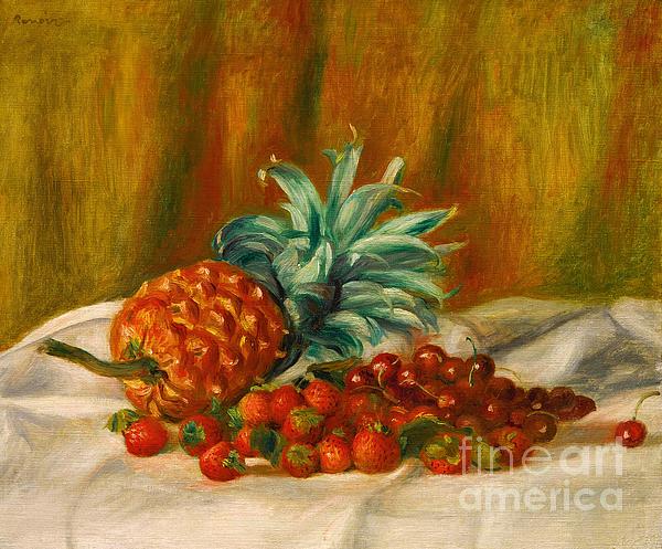 Pierre-Auguste Renoir -  Strawberries and pineapple