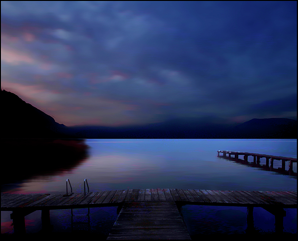 Imi Koetz - Sunset at Lake Annecy