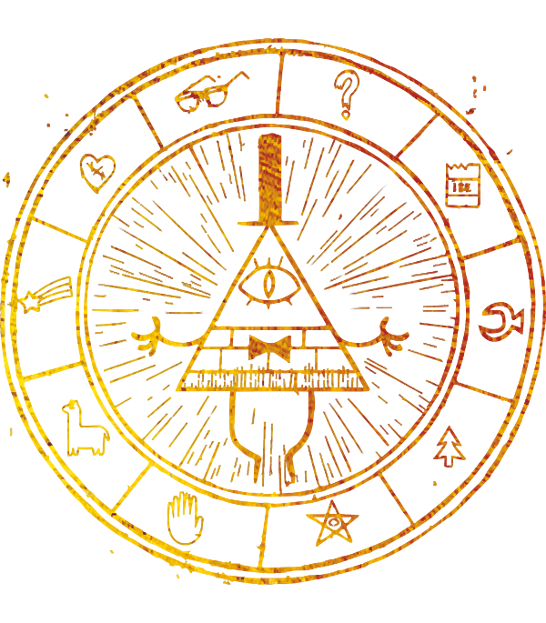 The Bill Cipher Wheel Sticker by The Bill Cipher Wheel | Pixels