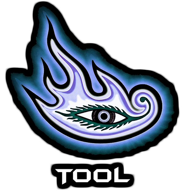 Tool Band Music Spiral Eyes Logo Bumper Sticker 4 x 5