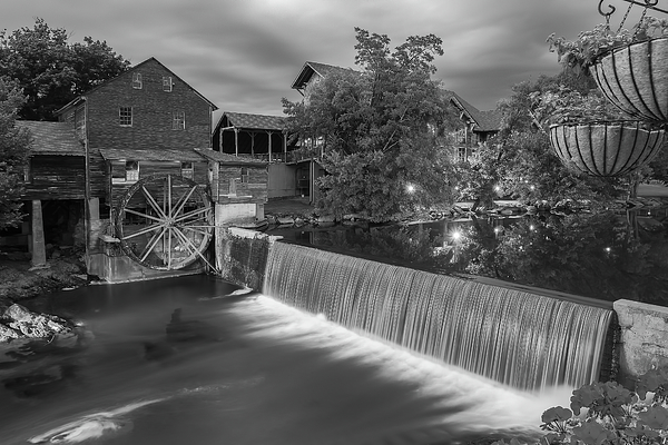 Steve Rich - The Old Mill in Black and White