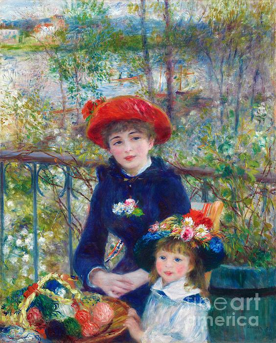 Pierre-Auguste Renoir - Two Sisters or On the Terrace