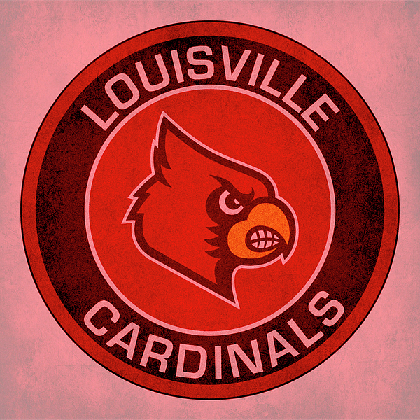 University of Louisville Cardinals Throw Pillow by Steven Parker - Pixels