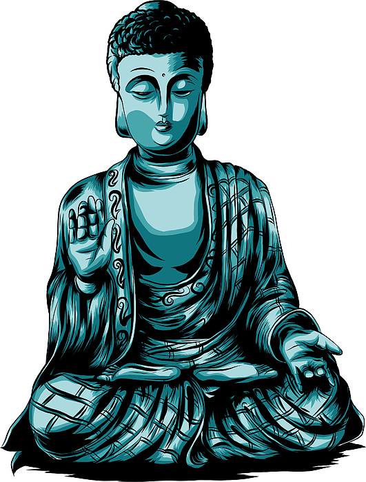 Buddha - Line art