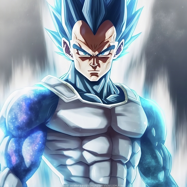 Super Saiyan Blue Goku Greeting Card by Creationistlife