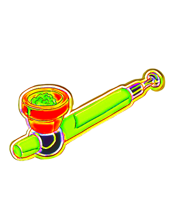 Weed Bong Cannabis Marijuana Digital Art by CalNyto - Pixels