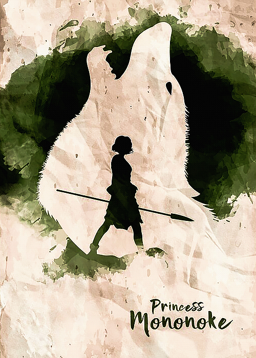 Princess Mononoke #14 Digital Art by Richard Morris - Pixels