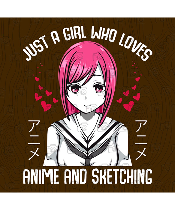 Just A Girl Who Loves Anime Tank Top For Sale By The Pristine Artist