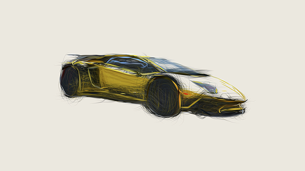 Lamborghini pencil sketch | car drawing | car pencil sketch - YouTube