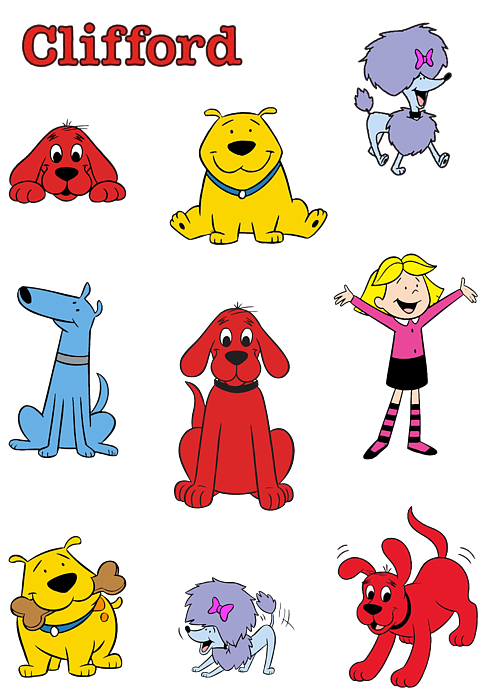 Clifford the big red dog Sticker