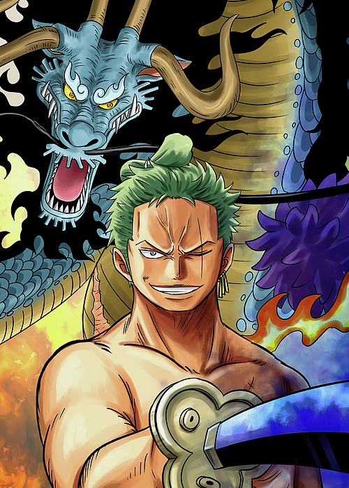 Roronoa Zoro Greeting Card for Sale by MohamedRaniDe