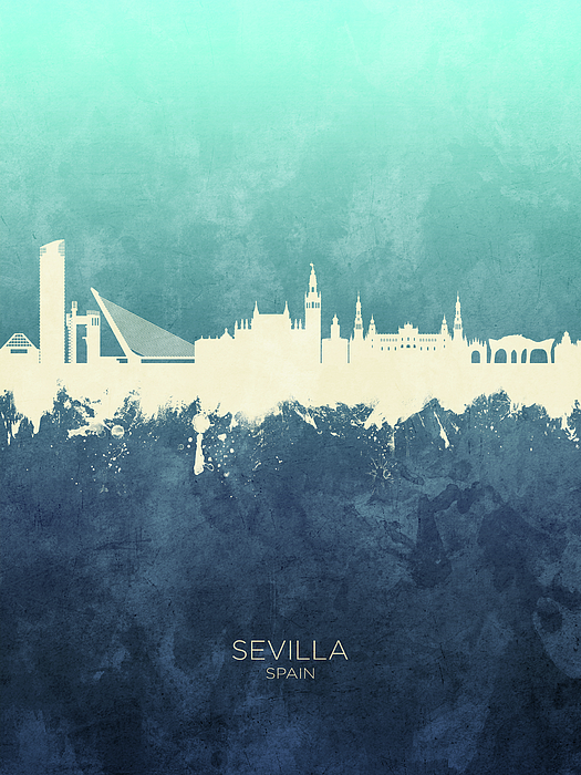 Michael Tompsett - Sevilla Spain Skyline