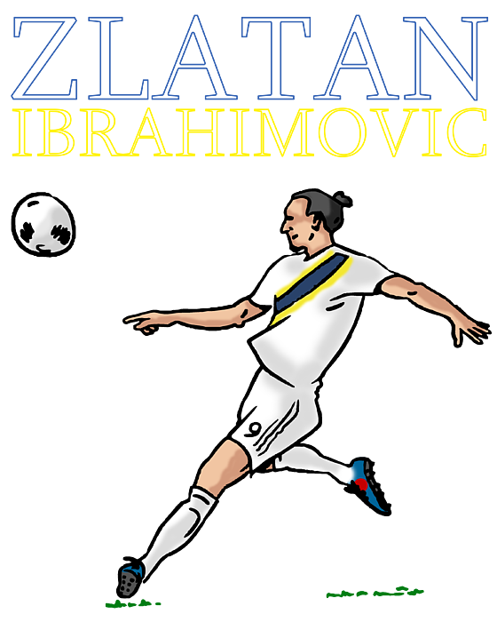 Ibrahimovic Women's T-Shirt by Zlatan Abrahamovic - Pixels