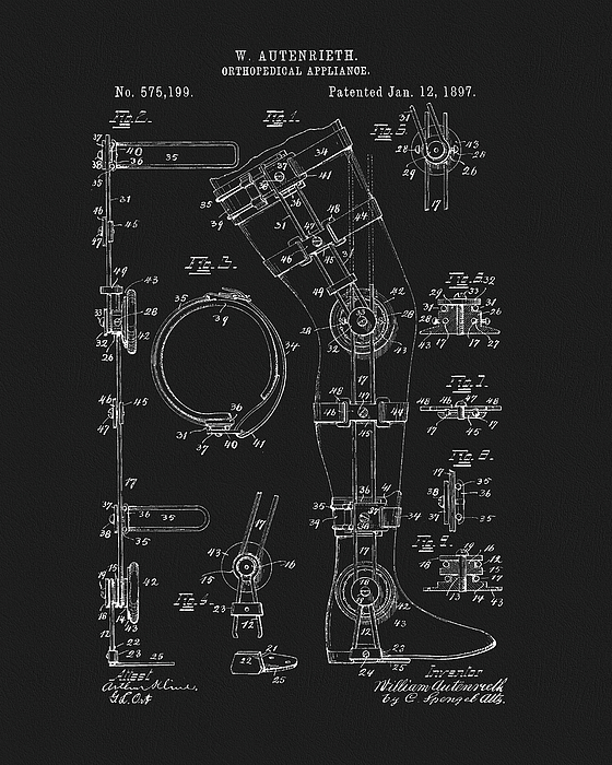 https://images.fineartamerica.com/images/artworkimages/medium/3/1897-orthopedic-brace-patent-dan-sproul.jpg