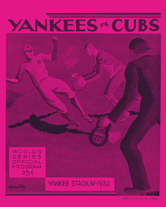 1932 World Series Poster - Yankees vs. Cubs