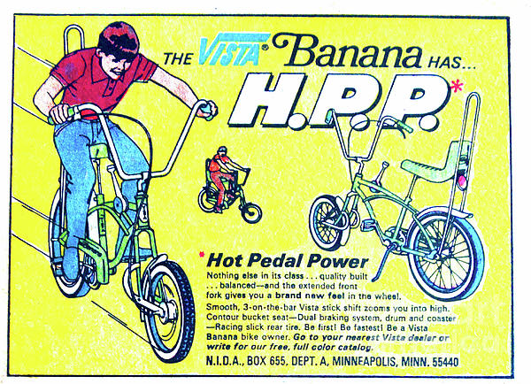 1960's banana 2025 seat bicycle