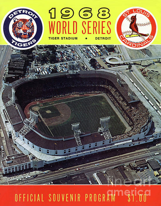 1968 WORLD SERIES PROGRAM Detroit Tigers St. Louis Cardinals Yoga