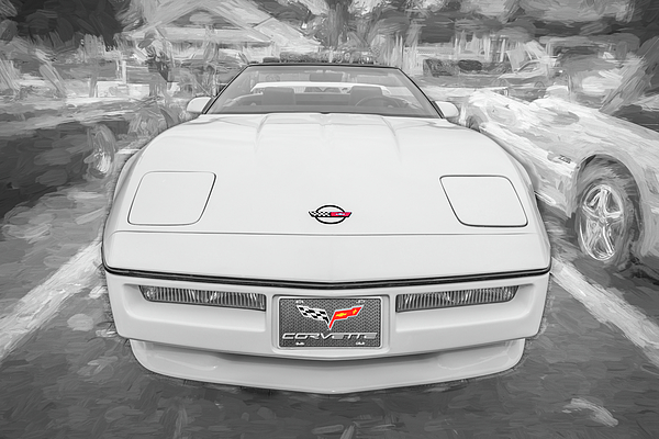 1987 C4 Chevrolet Corvette X103 #1987 T-Shirt by Rich Franco - Fine Art  America