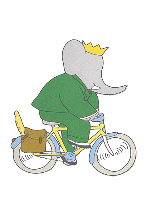 Babar driving a car Coffee Mug by Brunhoff - Fine Art America