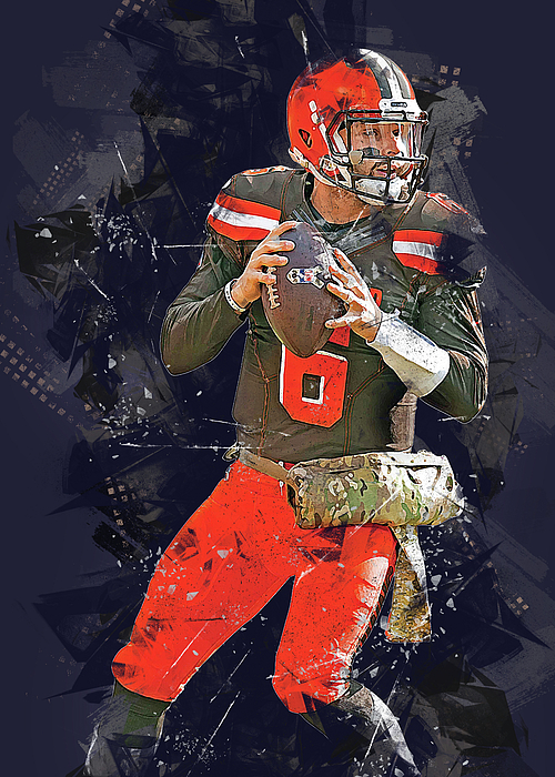 Football Cleveland Browns Player Myles Garrett Mylesgarrett Myles Garrett  Myleslorenzgarrett Myles L Digital Art by Wrenn Huber - Pixels