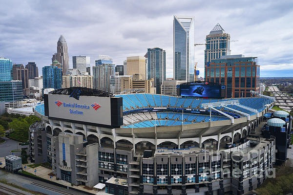 Sanjeev Singhal - Bank of America Stadium Aerial View - Charlotte NC