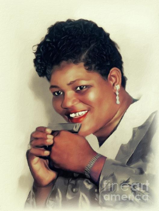 Big Mama Thornton, Music Legend #2 Bath Towel by Esoterica Art