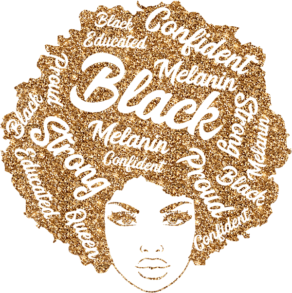 Black Woman Clipart Afro Girl PNG Black Girl Afro Woman · Creative