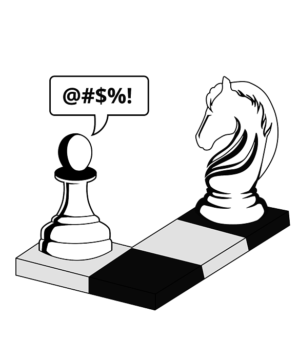 Chess - Cute Chess Player Grandmaster Strategy Board Game Digital Art by  Jan Deelmann - Fine Art America