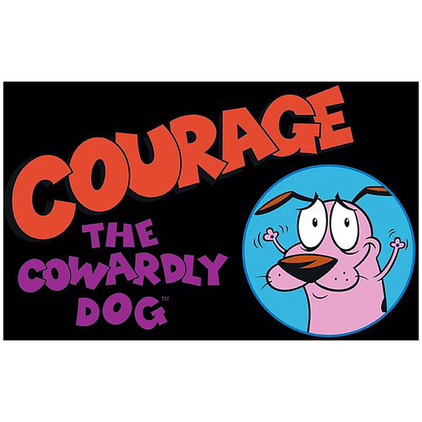 Courage The Cowardly Dog Greeting Card by Randy Pfeffer