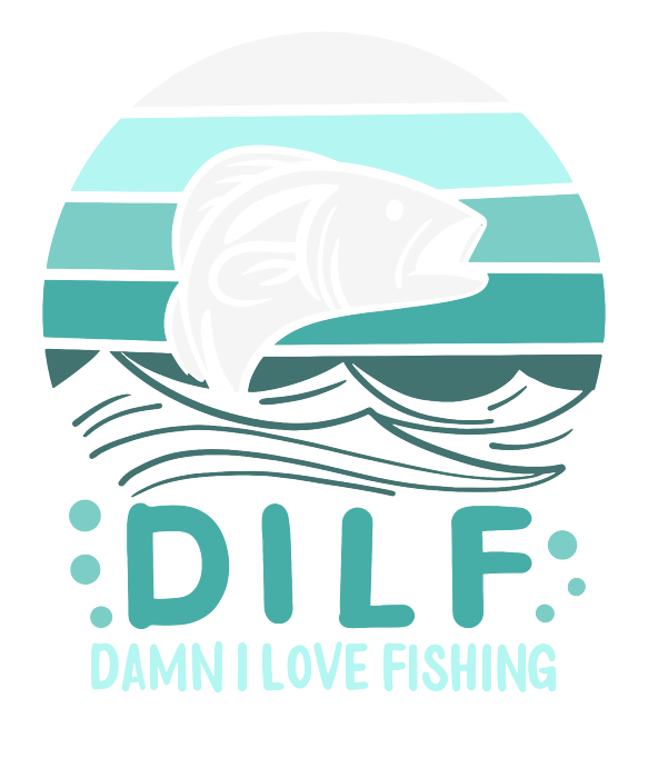 DILF Damn I Love Fishing Fisher Angler Bass Trout #2 Kids T-Shirt by Toms  Tee Store - Fine Art America