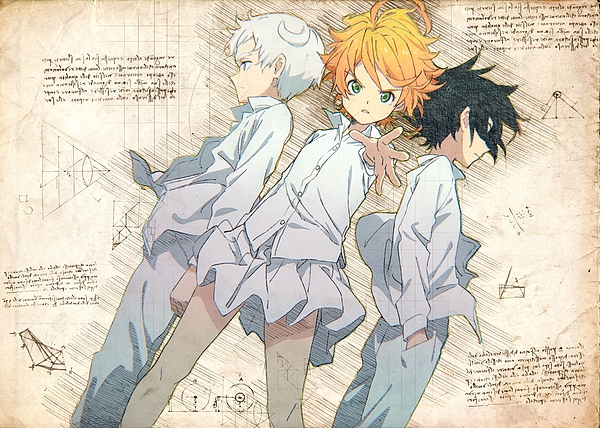 Ray The Promised Neverland Throw Blanket