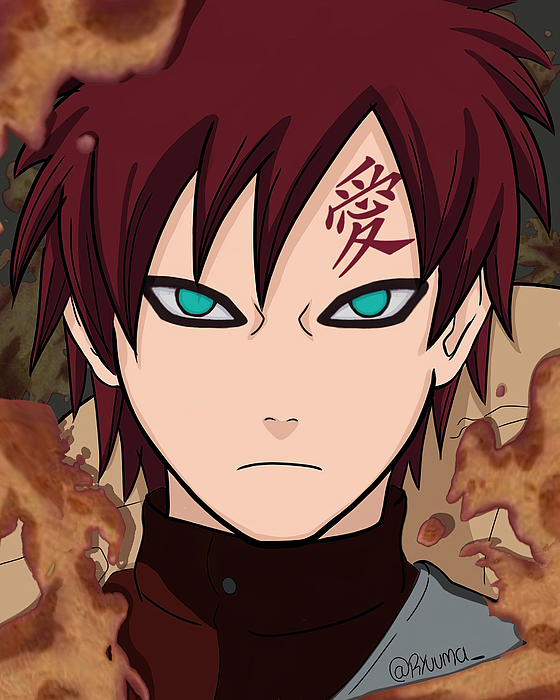 Gaara Acrylic Print by Nguyen Hai - Pixels