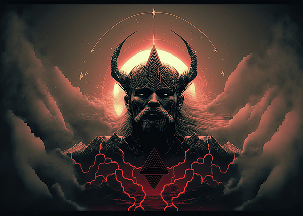 God Odin Artwork, HD wallpaper