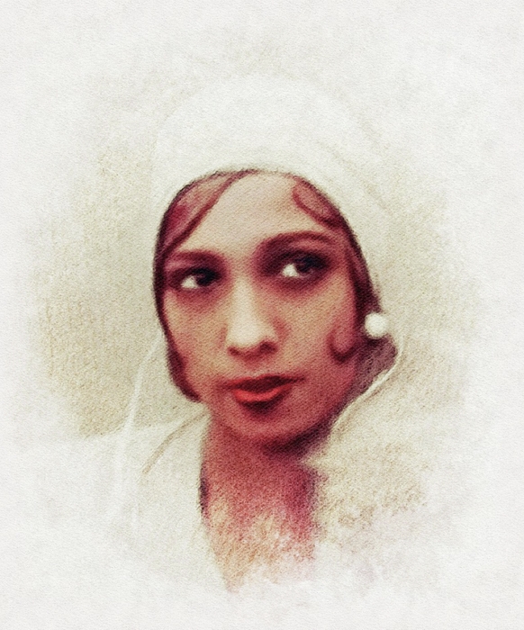 Josephine Baker, Singer and Actress Beach Sheet by Esoterica Art Agency ...