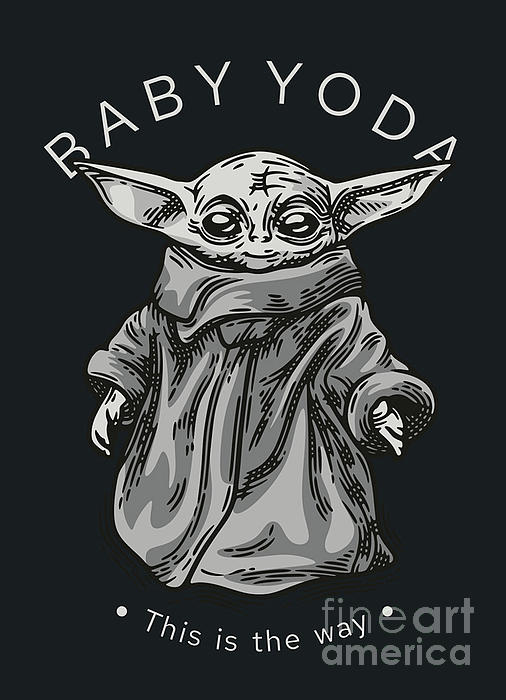 How To Draw Baby Yoda From The Mandalorian - 14 Baby Yoda Drawing